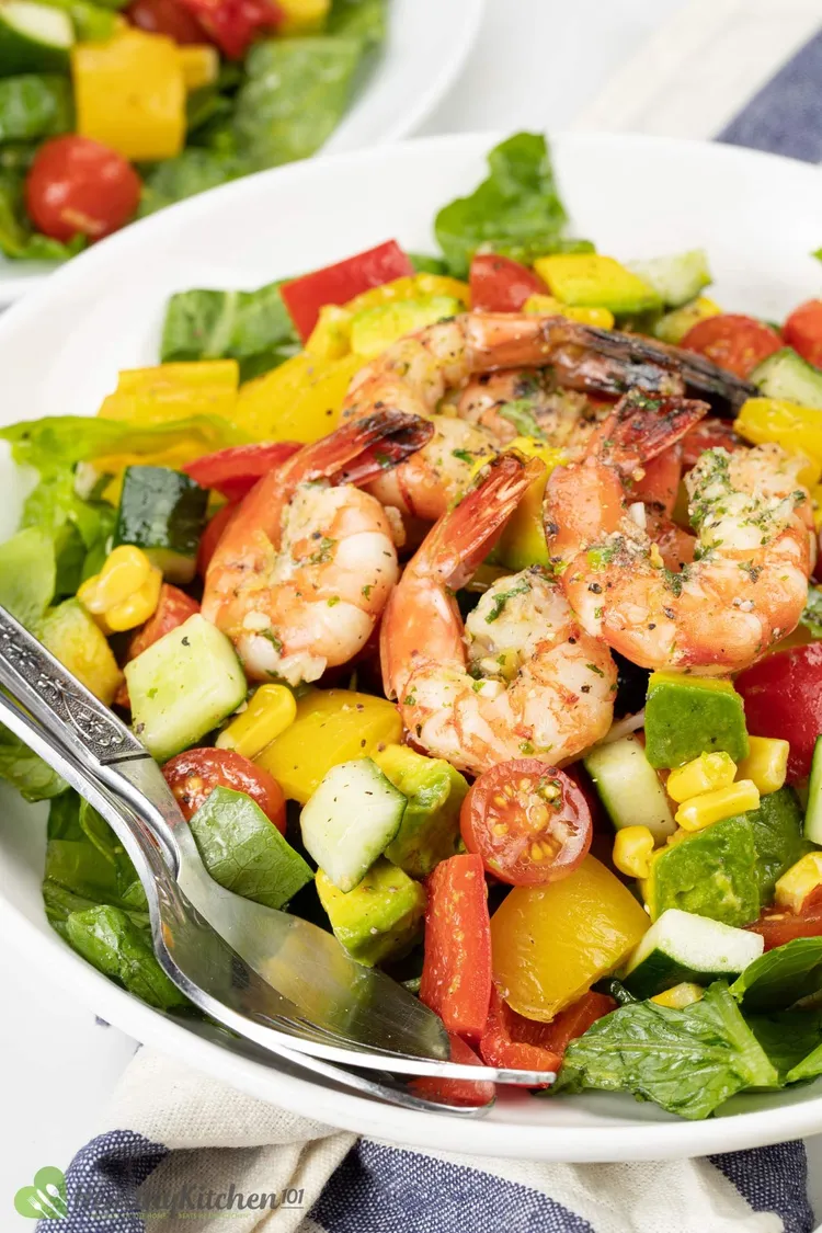 Shrimp Salad Recipe - Delicious and Filling Salad for Healthy Dinner