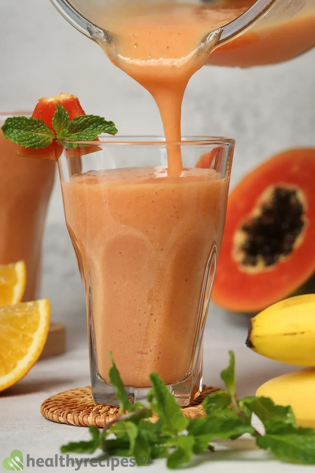 Banana Papaya Smoothie Recipe