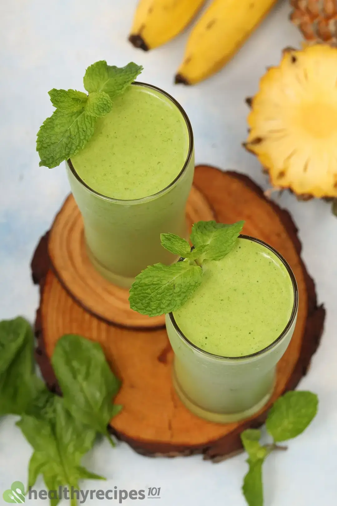 benefits of banana in Spinach Smoothie