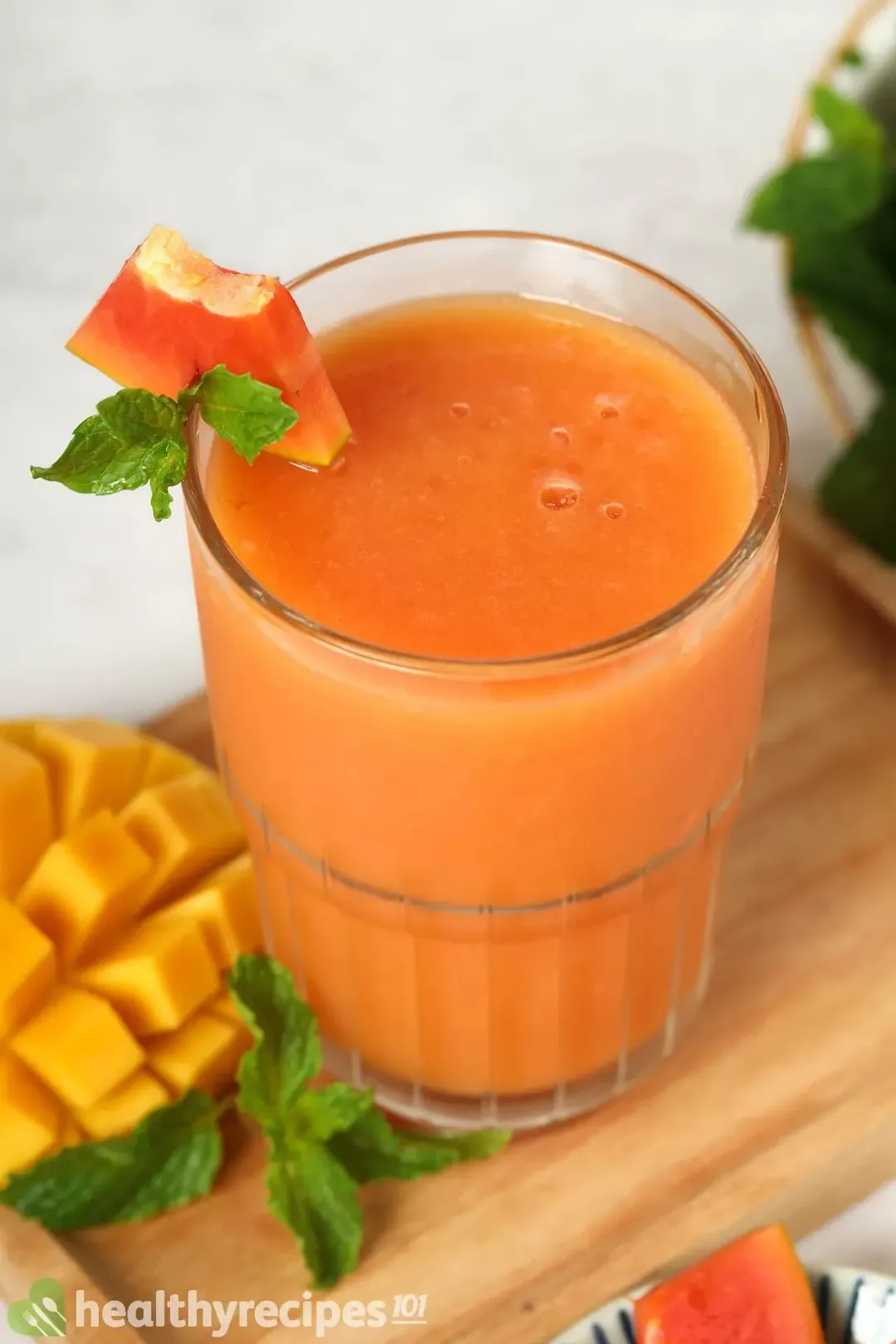Benefits of Mango Papaya Smoothi