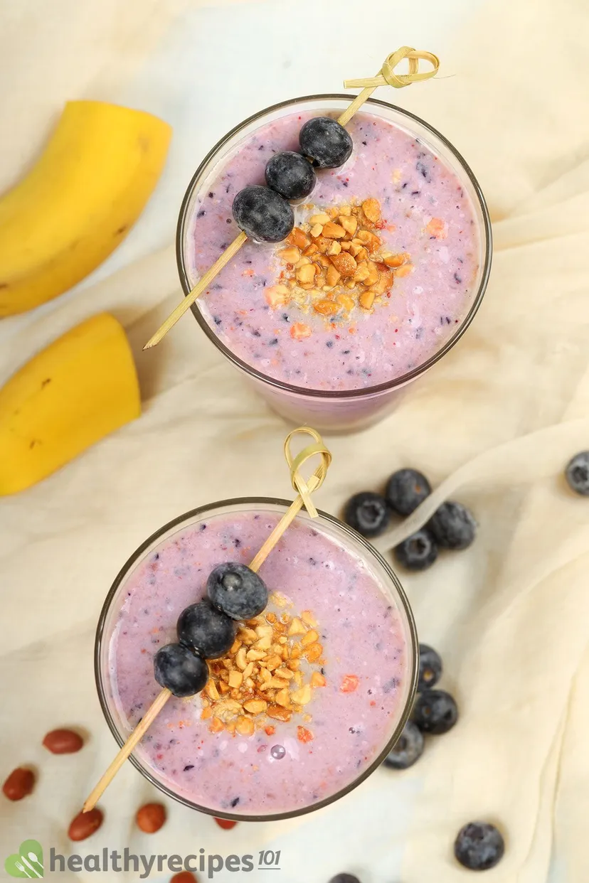 Peanut Butter Blueberry Smoothie Recipe A Healthy Yet Rich Smoothie