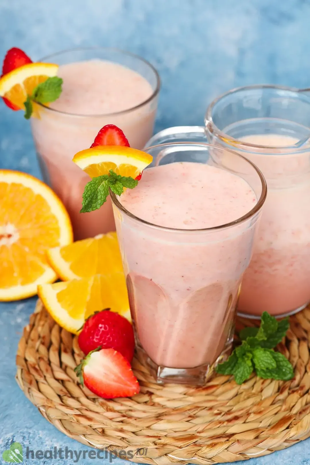 Homemade Strawberry Orange Smoothie recipe