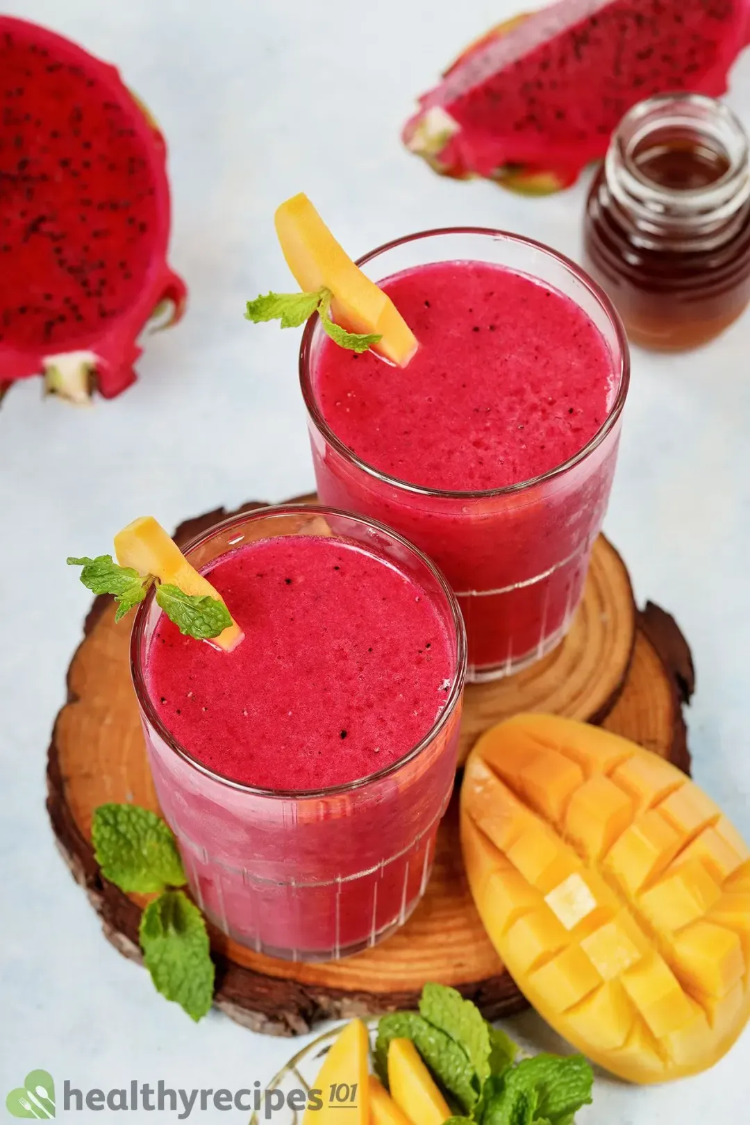 Mango Dragon Fruit Smoothie Recipe