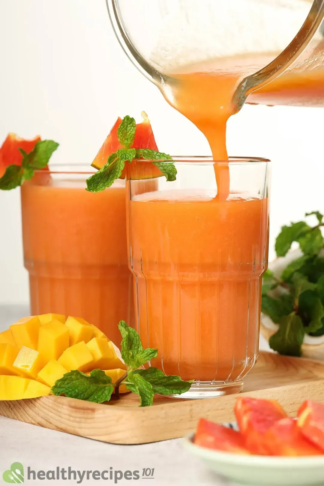 Mango Papaya Smoothie Recipe