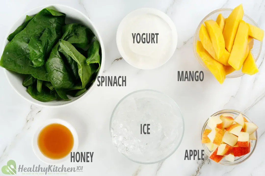 Mango Smoothie Ingredients