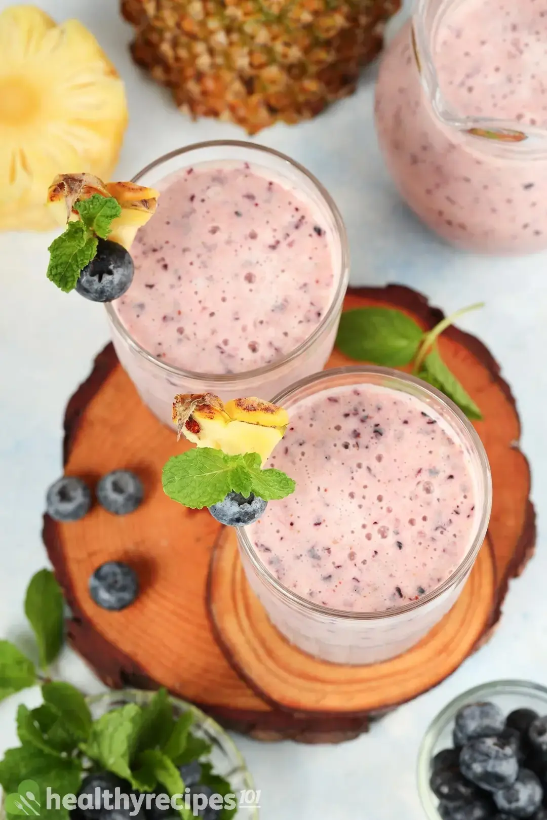 Pineapple Blueberry Smoothie Recipe