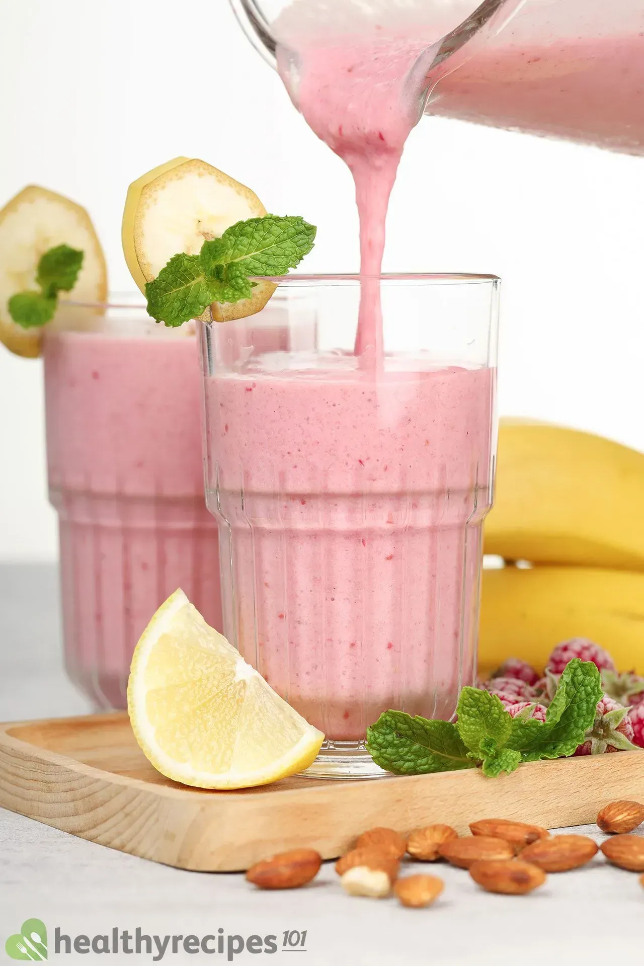 Raspberry Banana Smoothie Recipe - Beautiful and Packed With Flavor