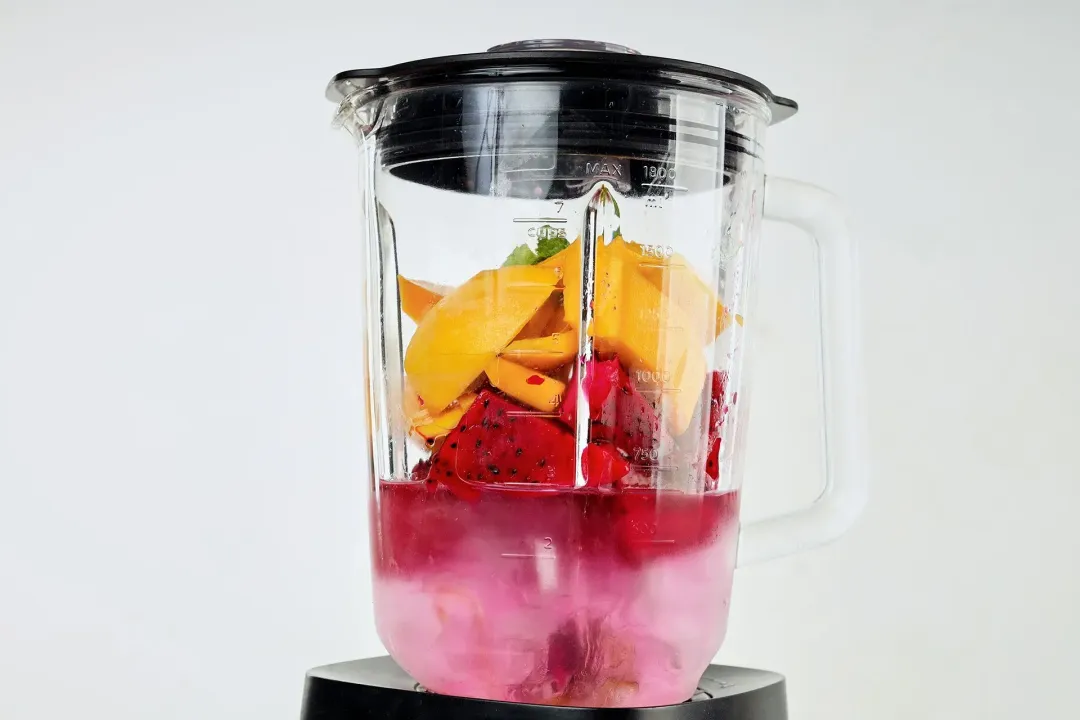 step 1 How to make Mango Dragon Fruit Smoothie