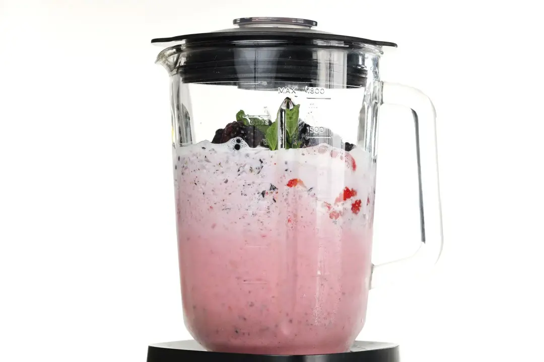 step 1 How We Made Triple Berry Smoothie