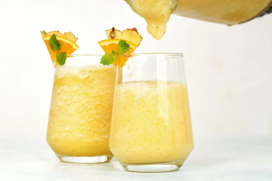 step 2 How to Make Orange Pineapple Smoothie