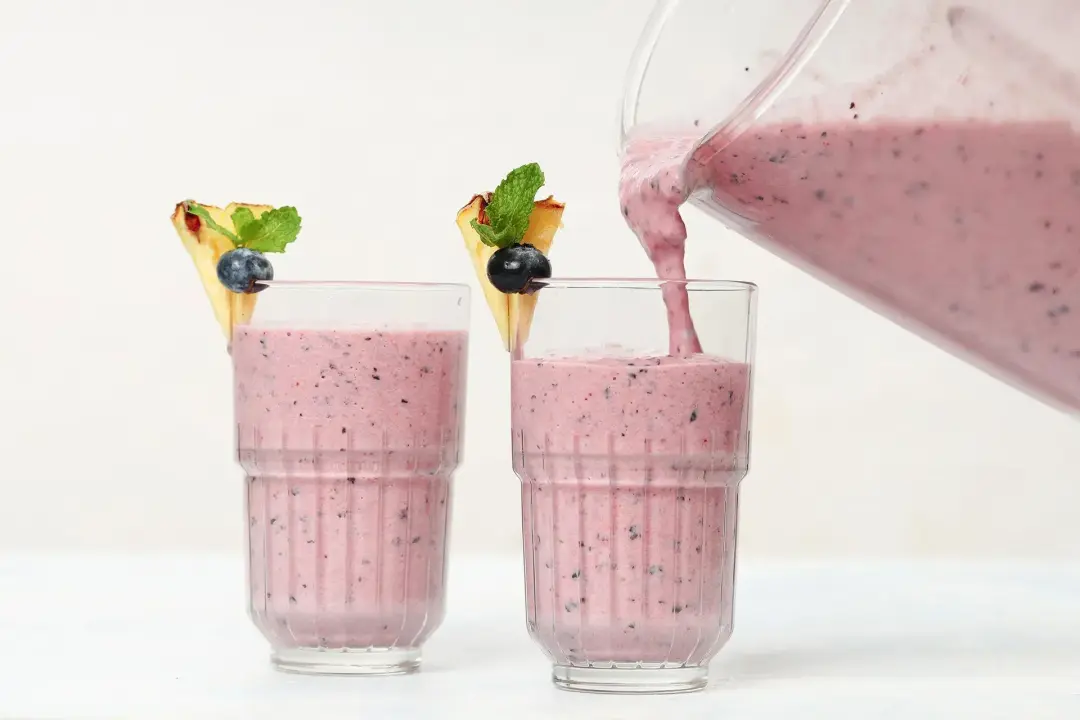 step 2 How To Make Pineapple Blueberry Smoothie