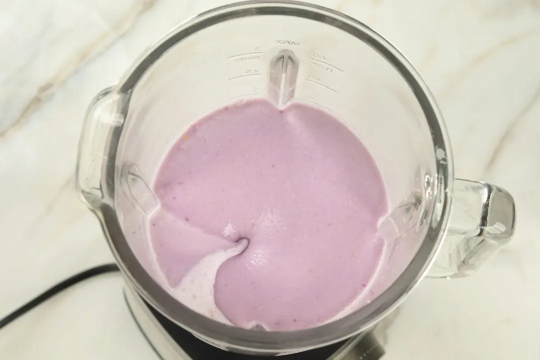 step 2 How to make taro smoothie