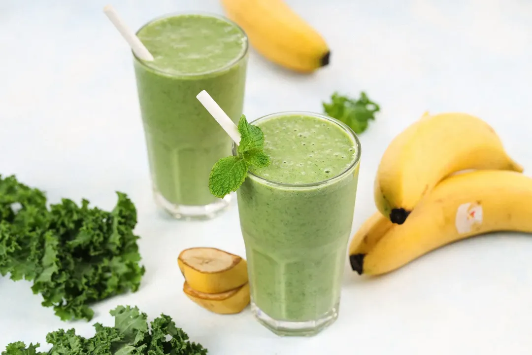 step 3 How to Make Kale Banana Smoothie