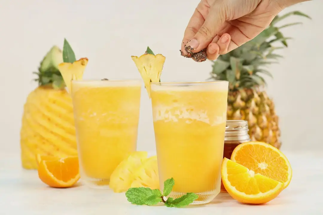 step 3 How to Make a Pineapple Ginger Smoothie