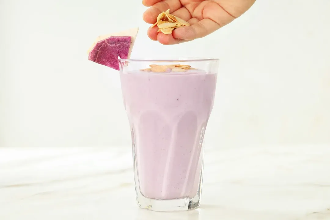 step 3 How to make taro smoothie