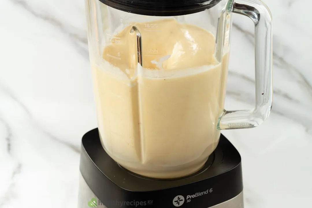 Pineapple Smoothie in a blender