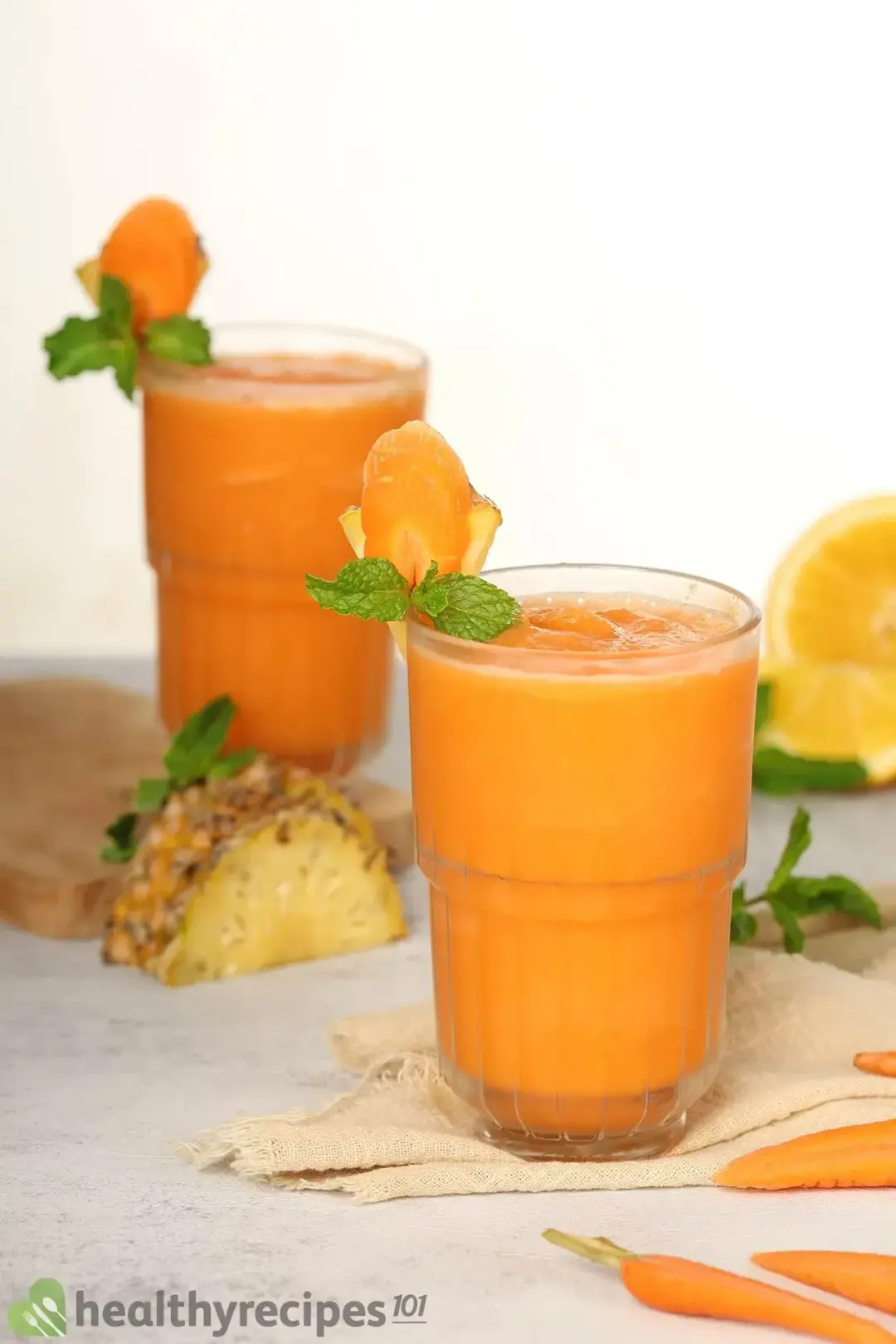Storage and Freezing The Leftover Carrot Smoothie