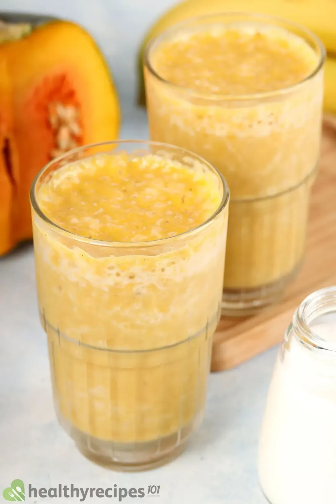 Storage pumpkin smoothie