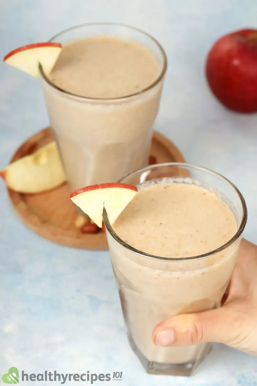 Storing and Freezing Apple Peanut Butter Smoothie