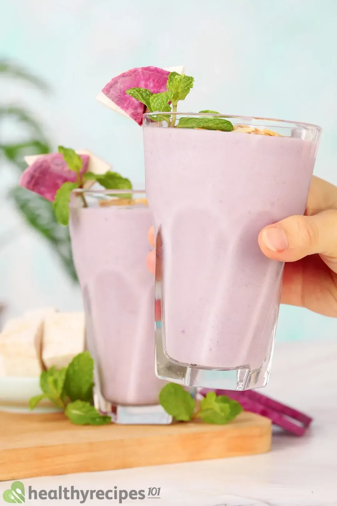 Storing and Freezing the Leftover Taro Smoothie