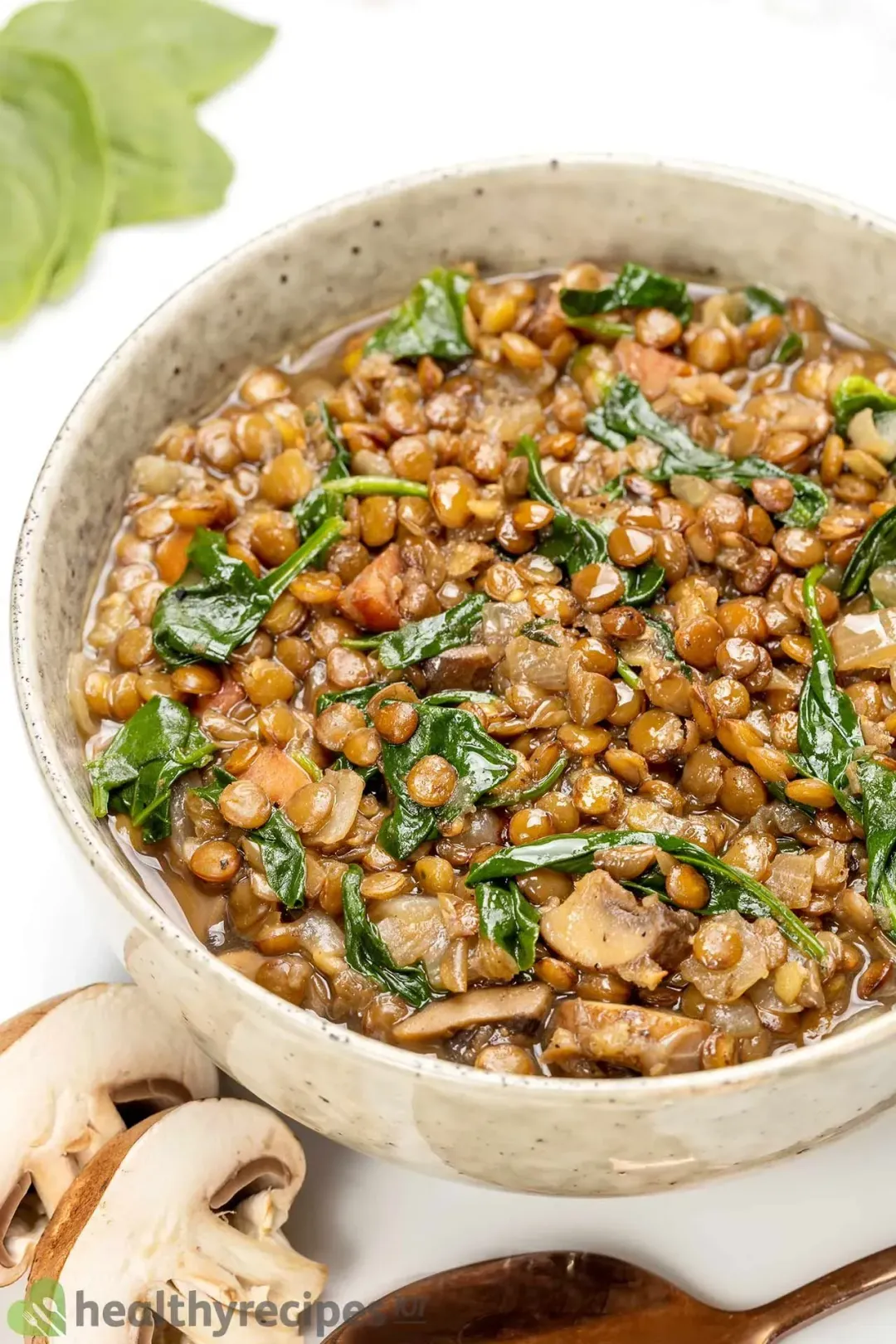 Homemade Lentil Soup with Spinach and Sausage Recipe