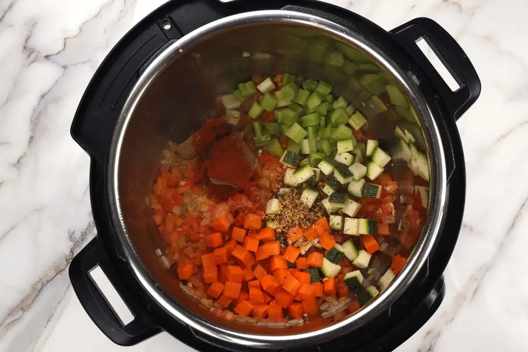 How to make minestrone soup Toast the spices