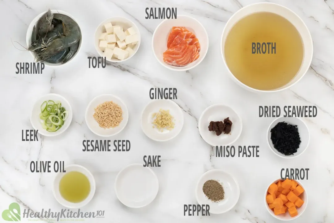ingredients for miso soup