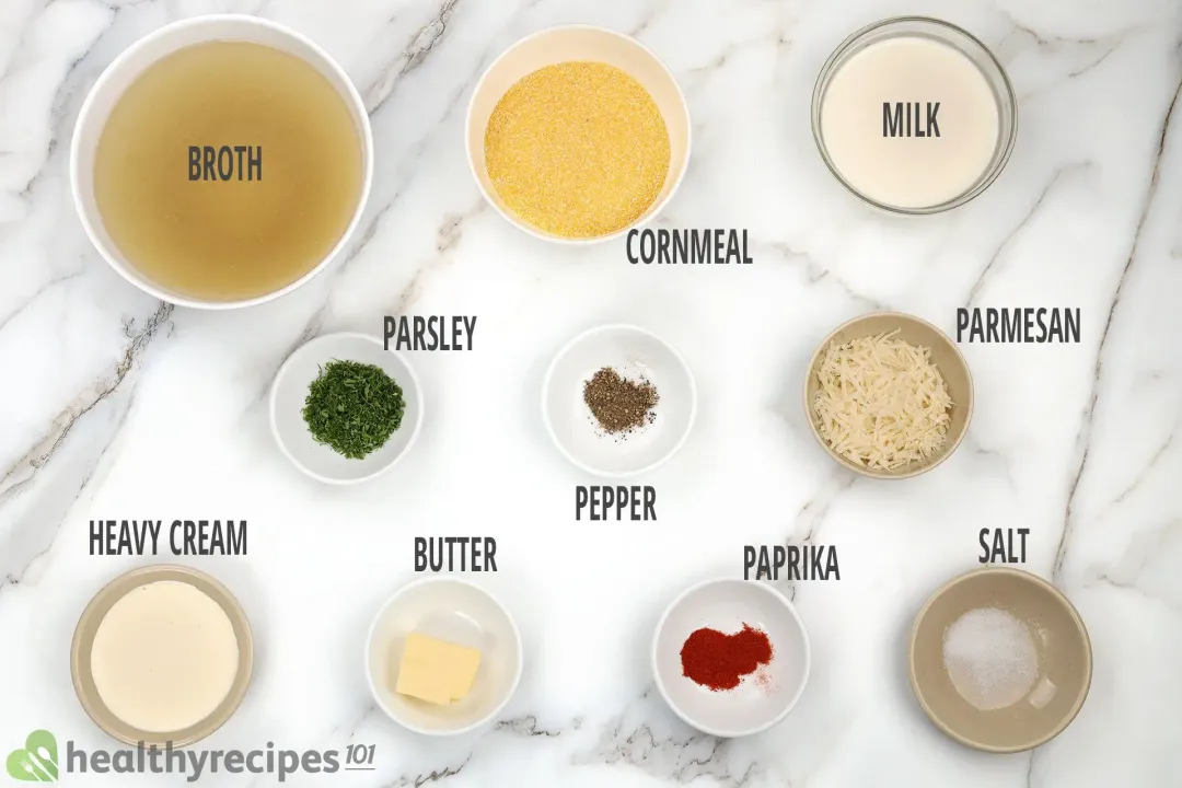 Instant Pot Polenta Recipe Ingredients