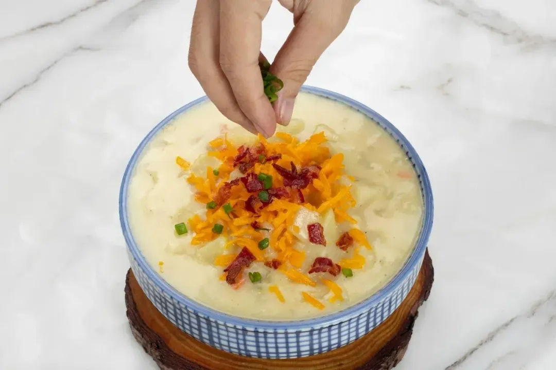 serve simple potato soup