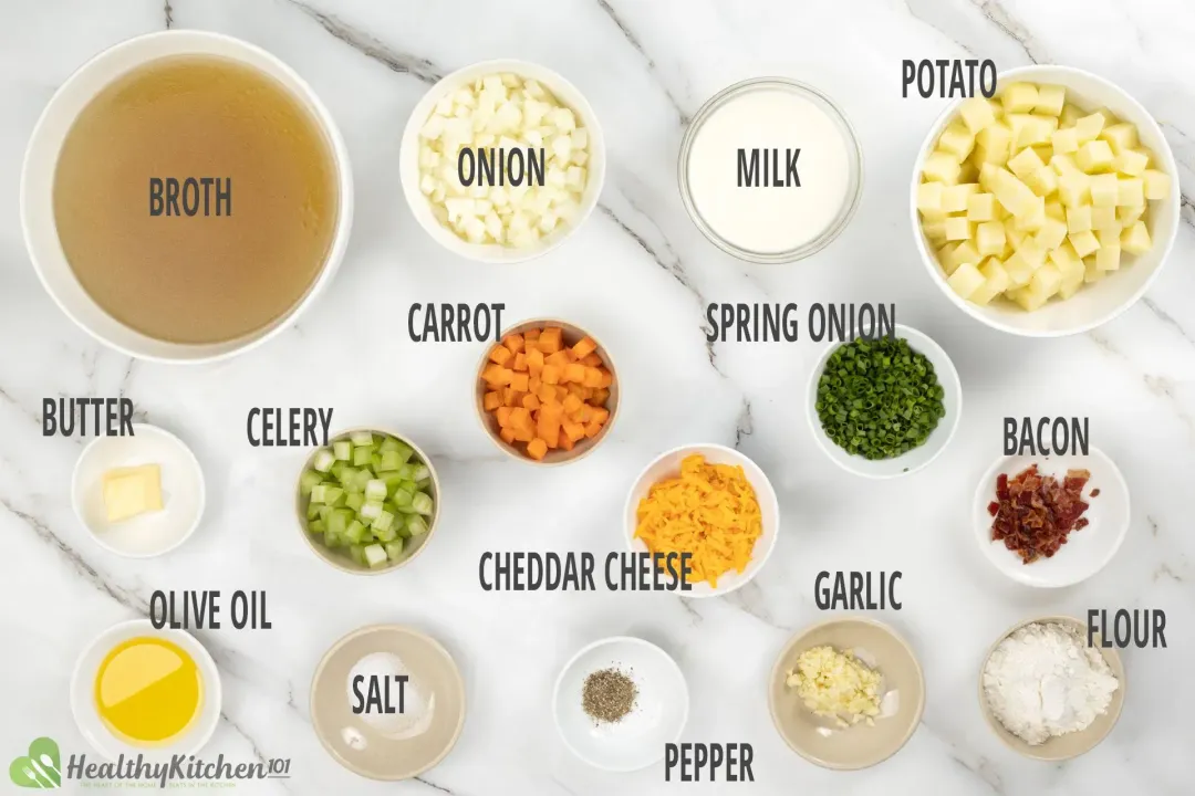 Simple Potato Soup with Chicken Broth Ingredients