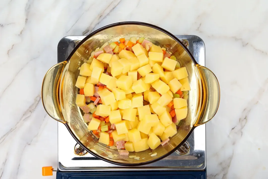 step 2 How to make Ham Potato Soup