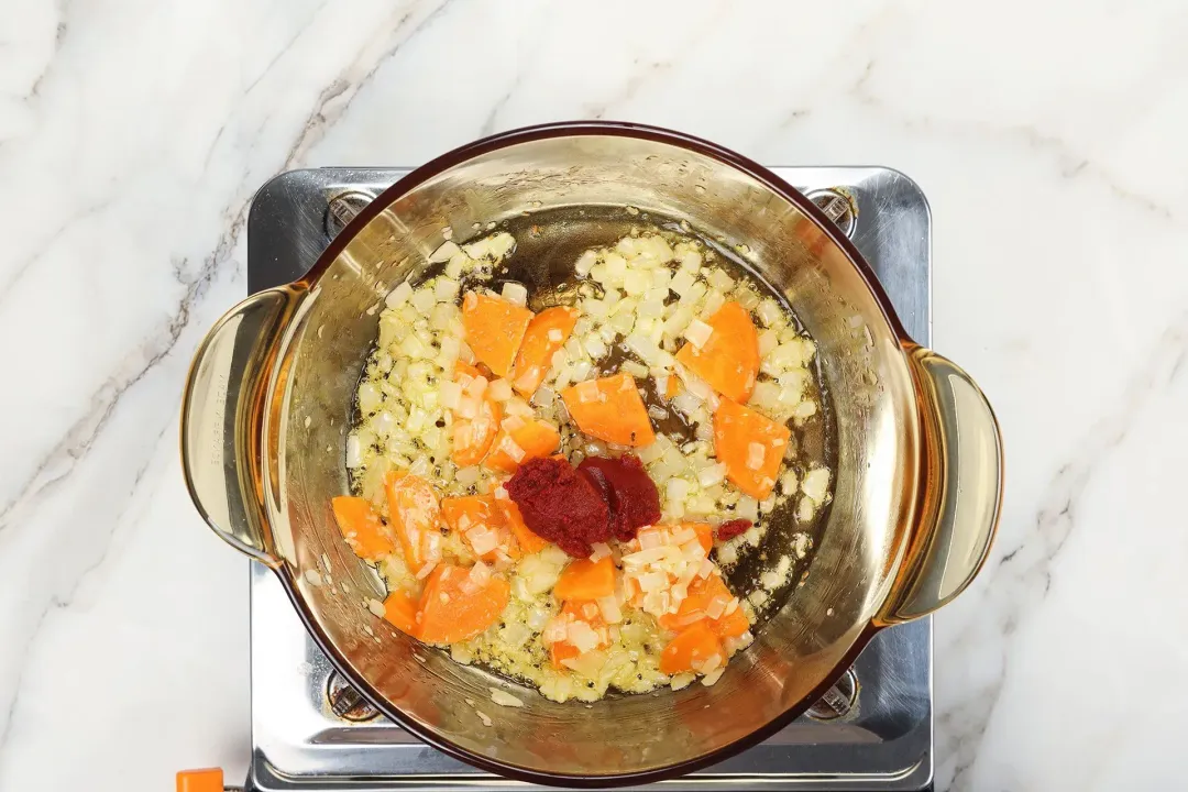 step 2 How to make tomato basil soup