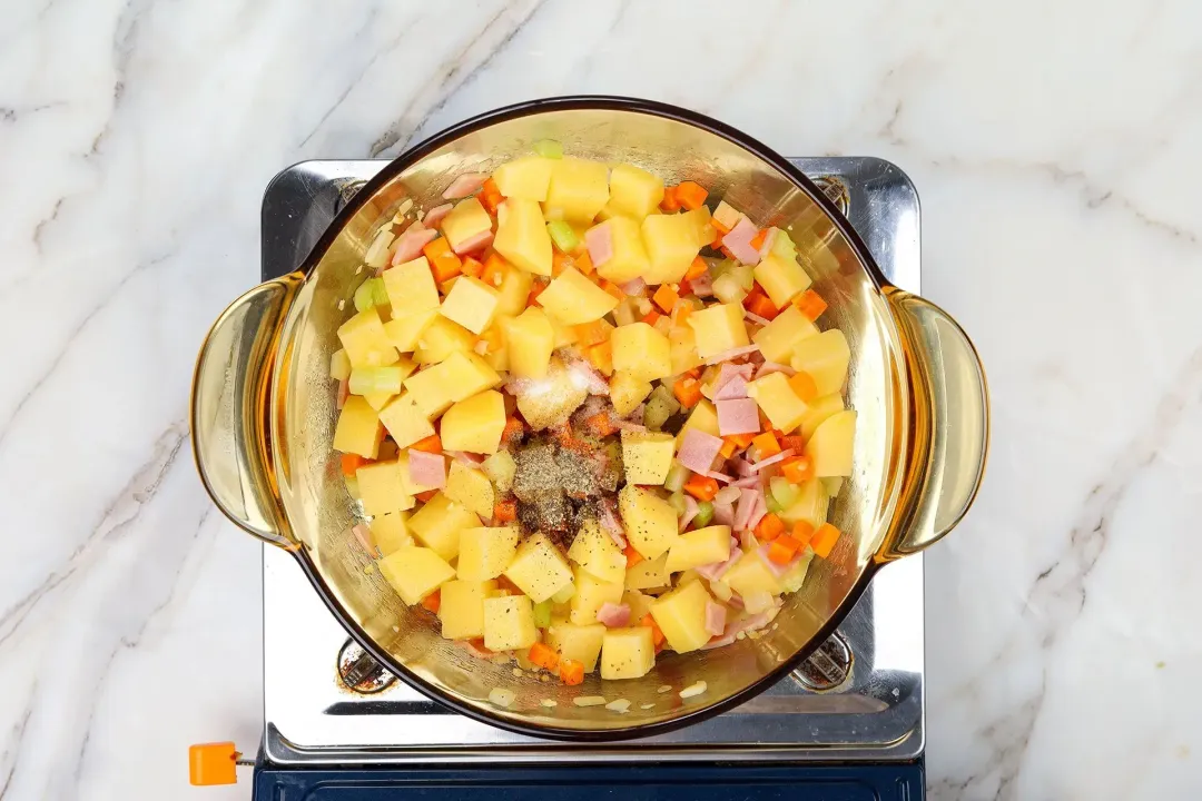 step 3 How to make Ham Potato Soup