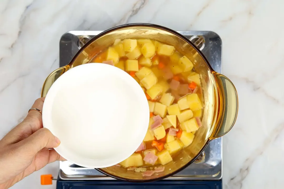 step 3 How to make Potato Kale Soup