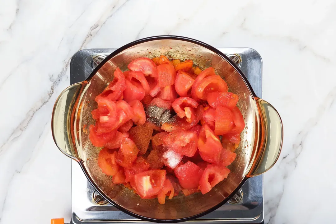 step 3 How to make tomato basil soup