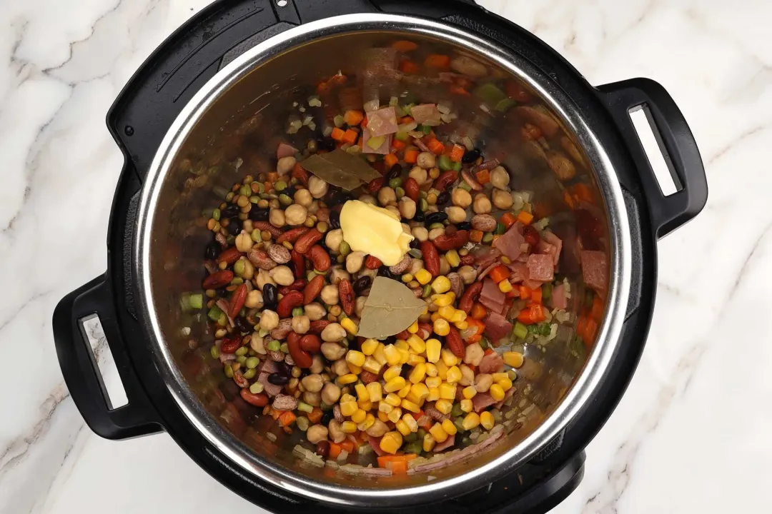 step 4 how to make bean soup in an instant pot