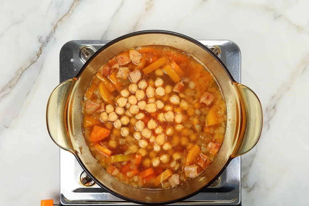 step 4 How to make chickpea soup