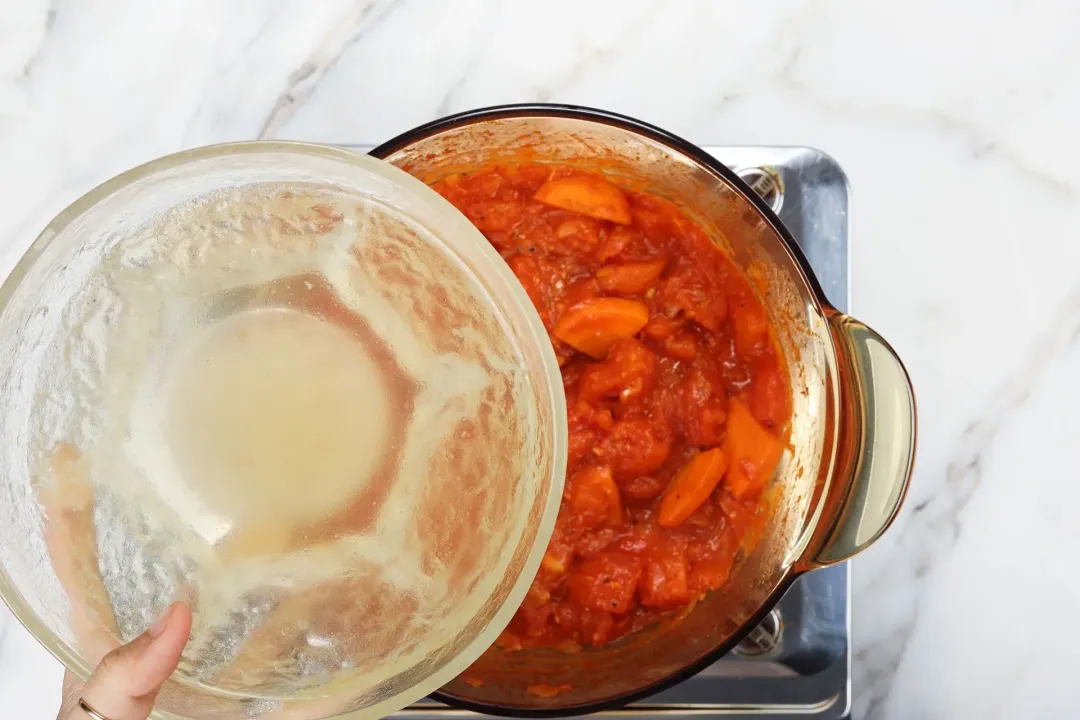 step 4 How to make tomato basil soup