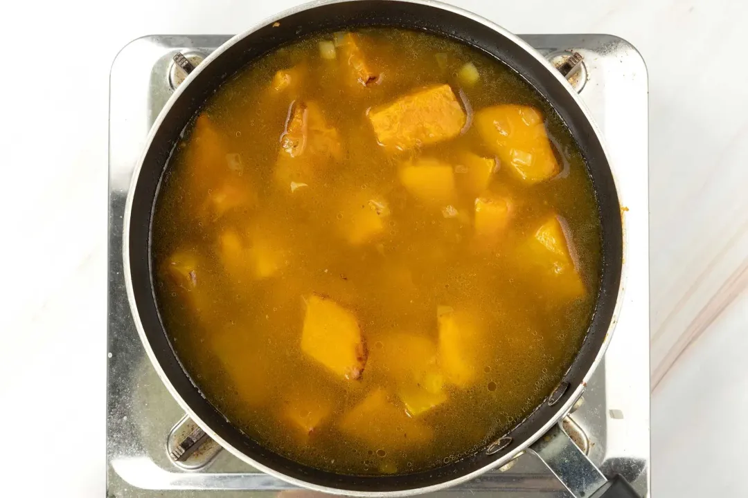 step 5 how to cook pumpkin soup