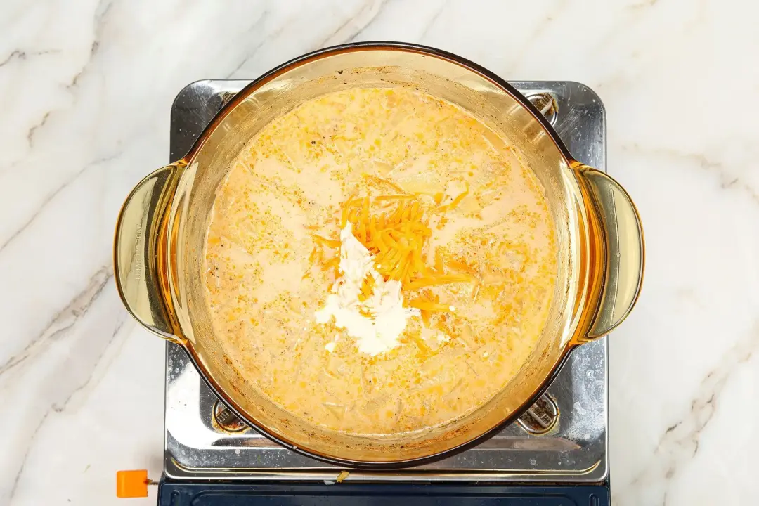 step 5 How to make cheesy potato soup