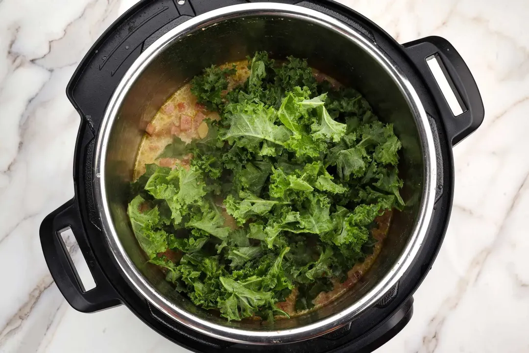 step 5 how to make instant pot zuppa toscana