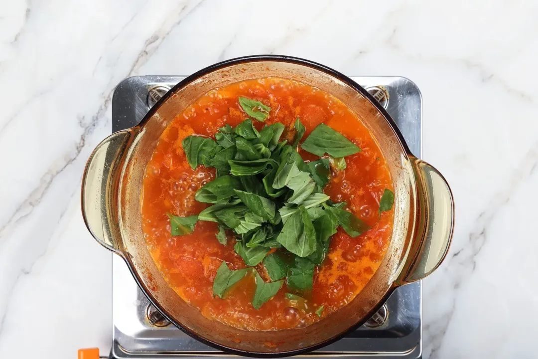 step 5 How to make tomato basil soup