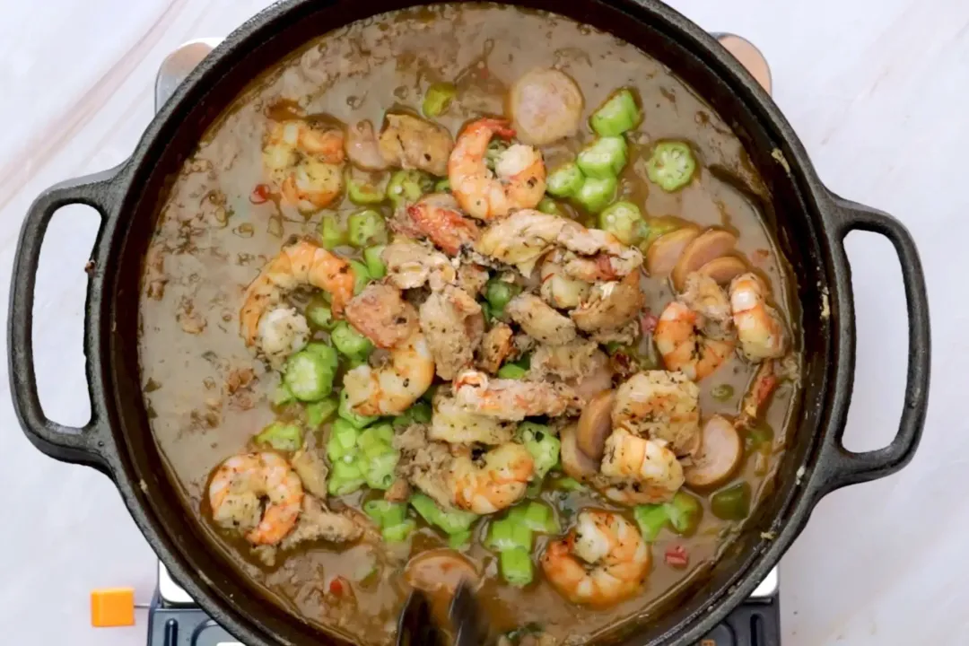 step 6 how to make easy seafood gumbo