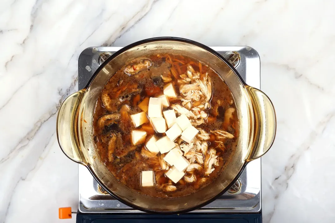 step 7 How to make hot and sour soup