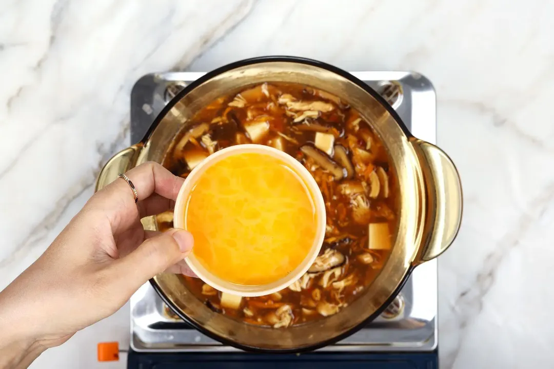step 9 How to make hot and sour soup