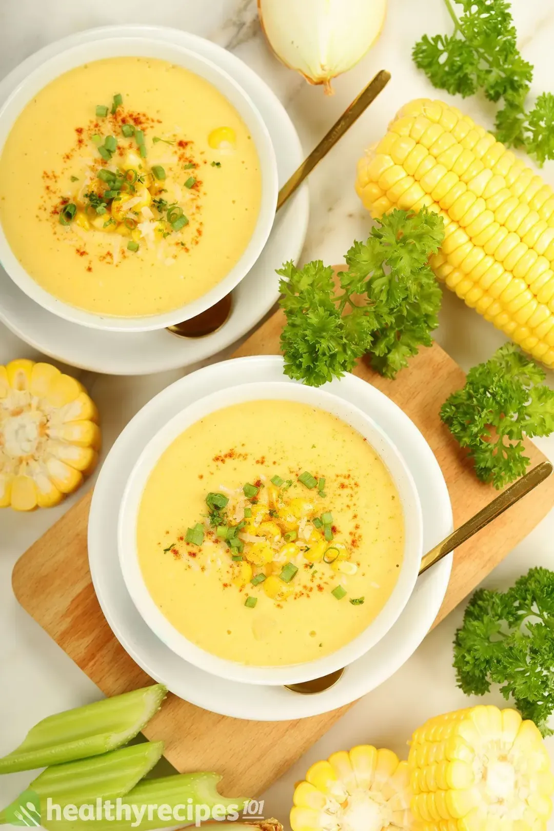 Storing the Leftovers Corn Soup