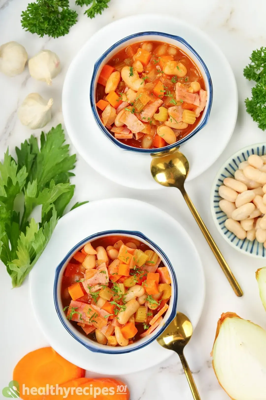 Storing and Reheating Ham and Bean Soup