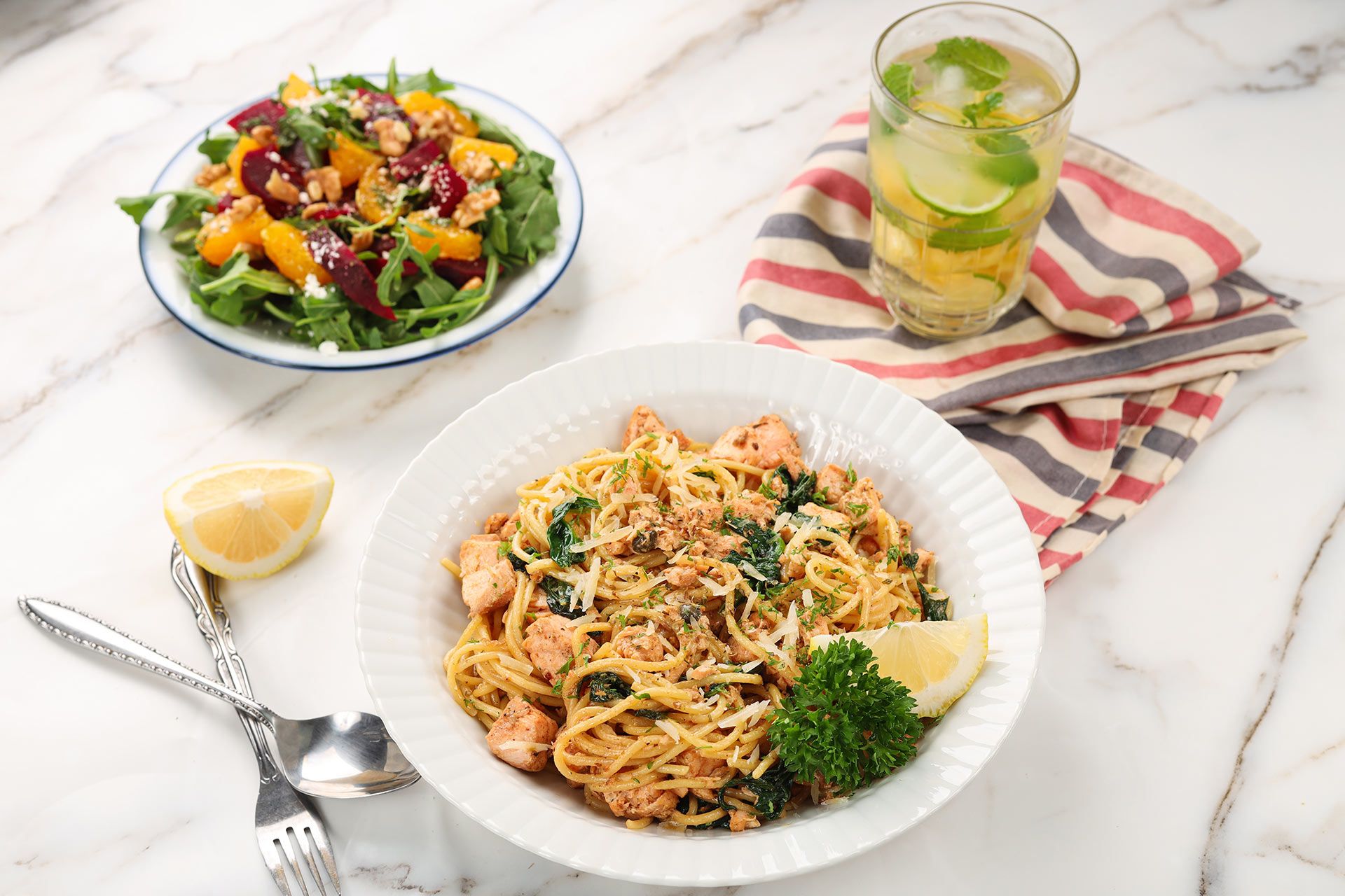 Salmon Pasta Recipe step 6