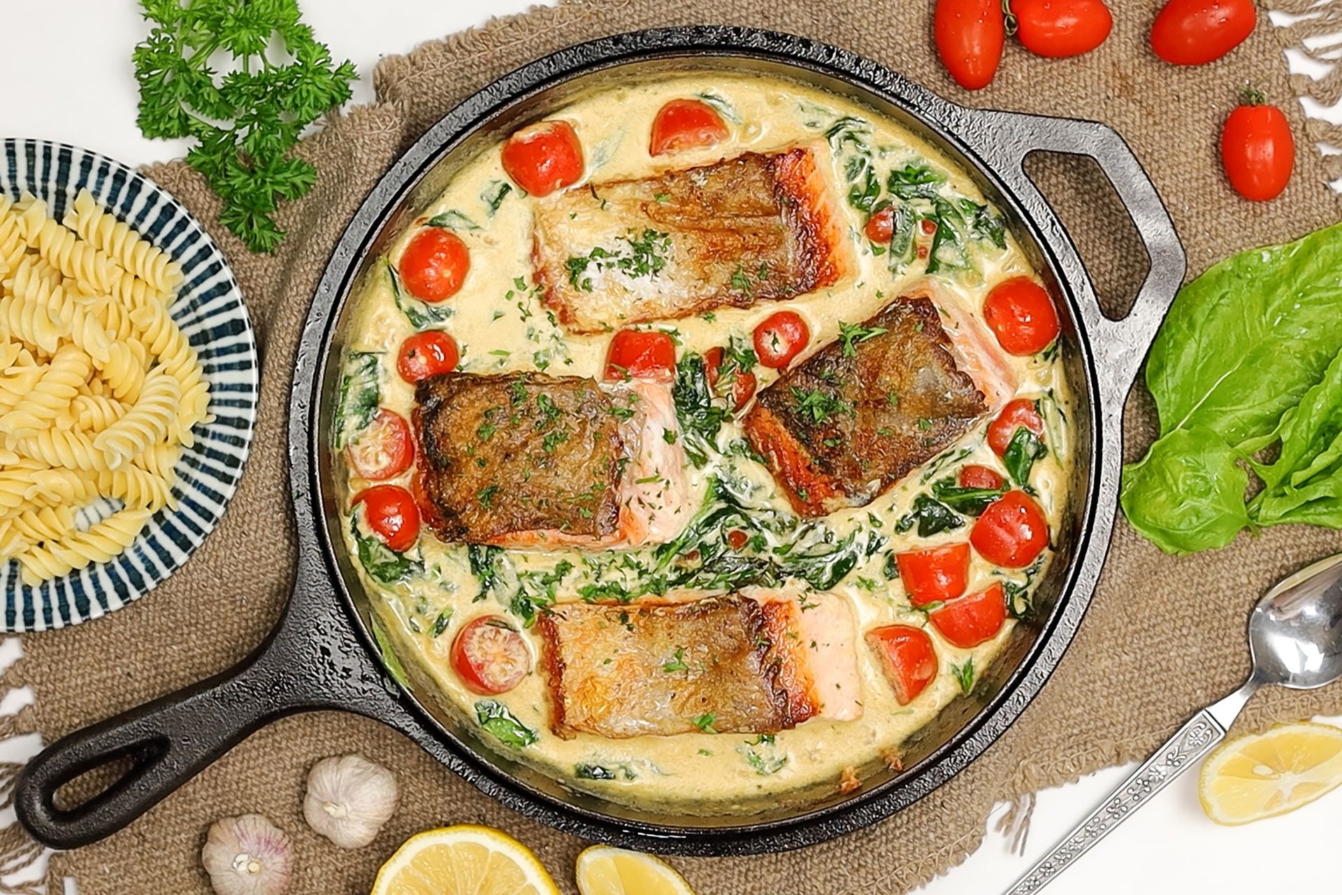Tuscan Butter Salmon Recipe step 17