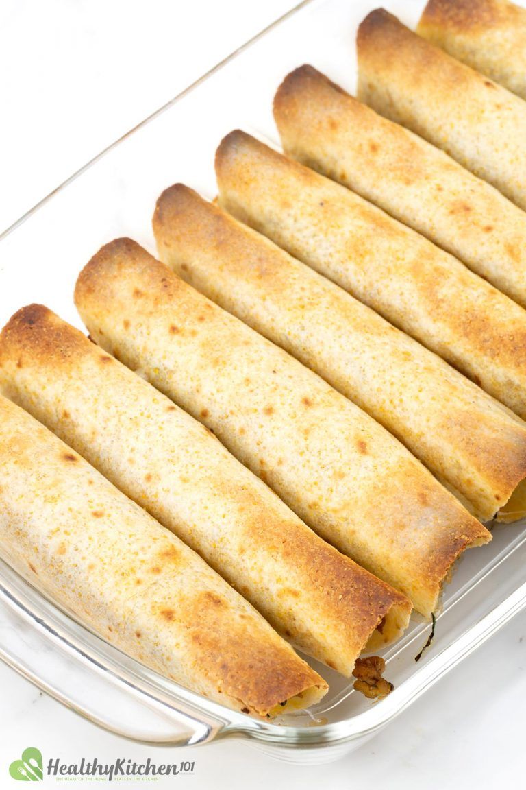 Baked Chicken Taquitos Recipe Crispy Rolls With Mexicanflavored Filling